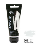 Краска акриловая, Белила цинковые, 60 мл, ROSA Gallery