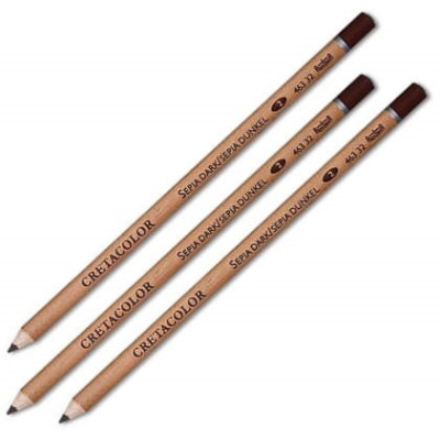 Набір олівців для рисунку, Сепія темна, 3 шт Cretacolor (57446332)