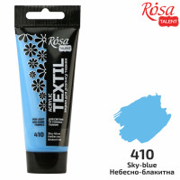 Краска по ткани акриловая, Небесно-голубая, 60 мл, ROSA TALENT (263460410)