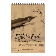 Альбом для каліграфії та леттерінгу у крапку на спіралі STAR T А5, 90г/м2, 30л, SMILTAINIS (5KDS-30/T/TS)