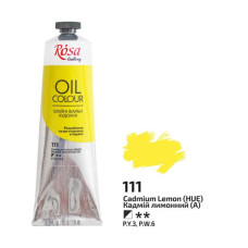 Краска масляная, Кадмий лимонный, 100 мл, ROSA Gallery