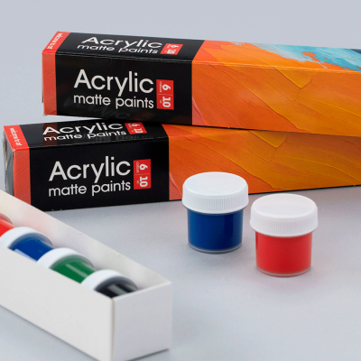 Набір акрилових фарб Art матові 6x10 мл Arteo