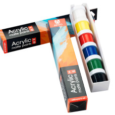 Набір акрилових фарб Art матові 6x10 мл Arteo