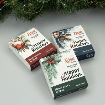 Набір акварельних фарб Special Edition №1 4×10 мл картон ROSA Gallery Набір акварельних фарб Special Edition №1 4×10 мл картон ROSA Gallery