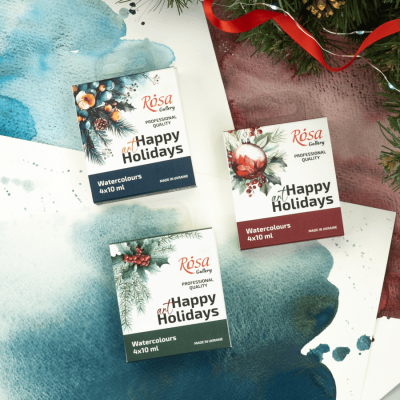 Набір акварельних фарб Special Edition №1 4×10 мл картон ROSA Gallery Набір акварельних фарб Special Edition №1 4×10 мл картон ROSA Gallery
