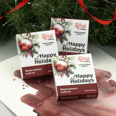 Набір акварельних фарб Special Edition №1 4×10 мл картон ROSA Gallery Набір акварельних фарб Special Edition №1 4×10 мл картон ROSA Gallery