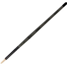 Кисть Синтетика овальная, TERRA 1608FR, №1, длин ручка ROSA 1608FR01