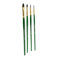 Набор кистей 7065, пони круг/плос, 2/2 шт, KOLOS