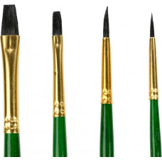 Набор кистей 7065, пони круг/плос, 2/2 шт, KOLOS