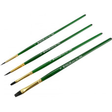 Набор кистей 7065, пони круг/плос, 2/2 шт, KOLOS