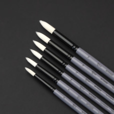 Кисть Синтетика круглая заостренная, INTENSE 1668SR, №8, длин ручка ROSA 1668SR08