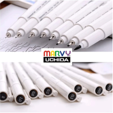 Набор черных лайнеров Marvy Drawing Pen, 8 шт