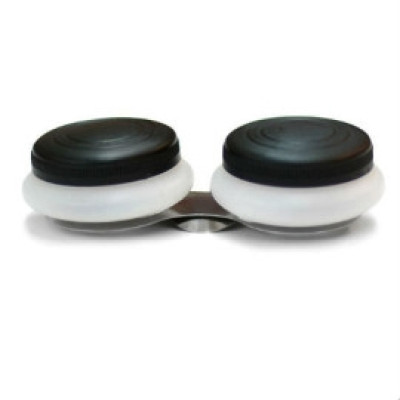 Маслёнка двойная, пластиковая с крышкой (4,5х1,7 см), D,K,ART CRAFT