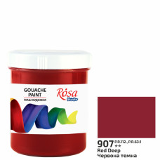 Краска гуашевая, Красная темная, 100 мл, ROSA Studio (3230907)
