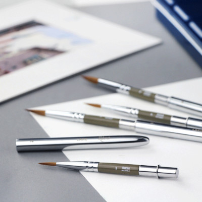 Кисть микс соболь и синтетика круглая TRAVEL BRUSH LAKE серии 178 №8