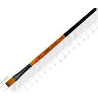 Кисть Синтетика плоская, FLAME 1368F, №4, кор ручка ROSA 1368F04