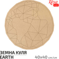 Основа для декорирования панно-мозаика Земной шар 1, МДФ, 40х40 см, ROSA TALENT (487525)