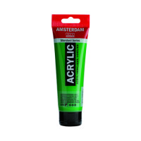 Краска акриловая AMSTERDAM, (618) Перм, зеленый светлый, 120 мл, Royal Talens