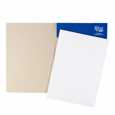 Папка для гуаші А4 21х29,7 см 20арк, Дрібне зерно, 180г/м2, ROSA Studio 16921009 