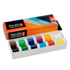 Набор акриловых красок Art матовый 12x10мл Arteo
