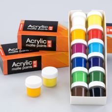 Набор акриловых красок Art матовый 12x10мл Arteo