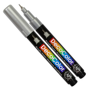 Маркер акриловый, Серебро, 0,7 мм, 115-S, Marvy (11501400)