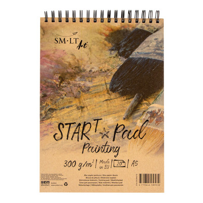 Альбом на спирали STAR T (mixed media) А5, 300г/м2, 20л, SMILTAINIS (5TS-20(300)TS)