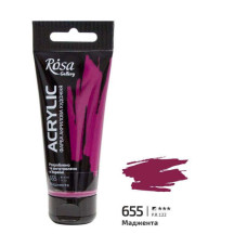 Фарба акрилова, Маджента, 60 мл, ROSA Gallery