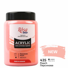 Фарба акрилова, Персикова, 400 мл, ROSA Studio (322419435)