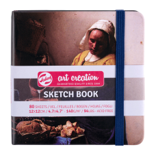 Блокнот для графіки Talens Art Creation, 12х12 см, 140г/м2, 80л, Молочниця, Ян Вермер, Royal Talens