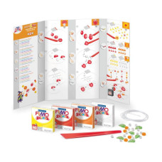 Набор для создания украшений Fimo kids, Цветы , 4 цв.х42 г, Fimo