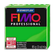 Пластика Professional, Ярко-зеленая, 85г, Fimo