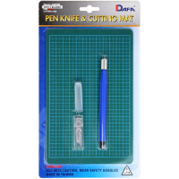 Набор для моделирования 2009B: коврик самовосстанавливающийся, нож макетный, 5 сменных лезвий, DAFA (2009B)