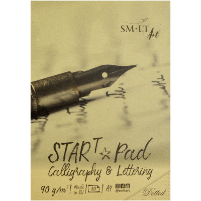 Склейка для каліграфії та леттерінгу у крапку STAR T А4, 90г/м2, 30л, SMILTAINIS (KDS-30/T)