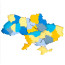 Набір, картина 3D, Мапа України ДВП ґрунтоване, 5 шарів, 30х30 см, ROSA TALENT N0003518 