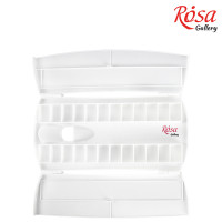 Пенал для акварельных красок пластиковый, 24 кюветы, ROSA Gallery