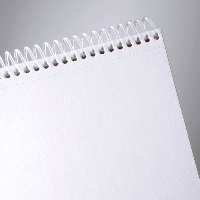 Скетчбук для акварелі на спіралі А5 Фіолетова 200 г/м² 32 арк білий папір ROSA Studio