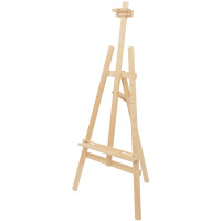 Мольберт стаціонарний, Ліра дитяча, сосна, 57х60х120см, мак. висота полотна 87см, ROSA Studio