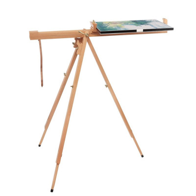Мольберт-тринога бук 96х96х125 (192) см висота полотна до 106 см SINOART