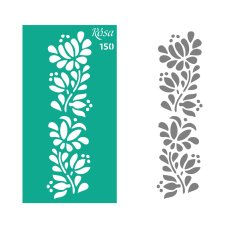 Трафарет многоразовый самоклеящийся №150 Бордюрный 9х17см ROSA TALENT