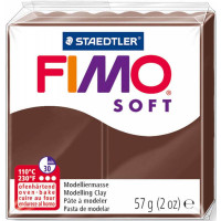 Пластика м'яка Fimo Soft, Шоколадна, 57 г.