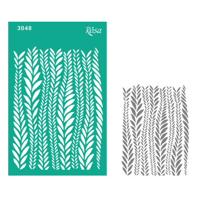 Трафарет многоразовый, №3048, Фоновый 13х20см, серия Новый год, ROSA Talent