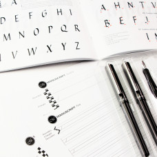 Набор для каллиграфии, Masterclass Set (2 ручки, 4 пера, 12 картриджей, конвертер), Manuscript