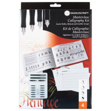 Набор для каллиграфии, Masterclass Set (2 ручки, 4 пера, 12 картриджей, конвертер), Manuscript