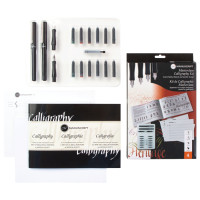 Набор для каллиграфии, Masterclass Set (2 ручки, 4 пера, 12 картриджей, конвертер), Manuscript