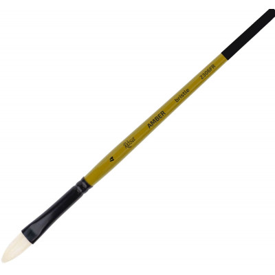 Пензель Щетина овальна, AMBER 2306FR, №4, д.р. ROSA