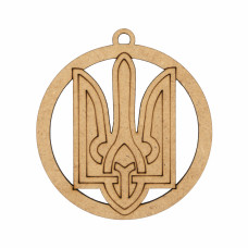 Набор заготовок "Из Украины в сердце", ХДФ, 7,5х8 см, 4шт., ROSA Talent