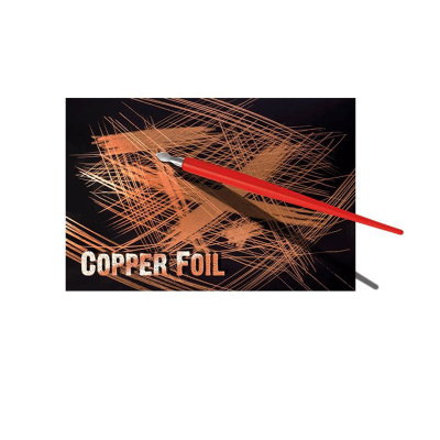 Фольга для гравюри Мідь А6 (152x101 мм) CFB1A 10 шт ESSDEE