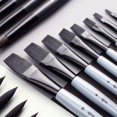 Пензель синтетика плоска серії STREAM 134 № 9