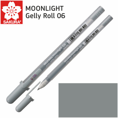 Ручка гелевая Gelly Roll MOONLIGHT 06, Серо-зеленый, Sakura (XPGB06446)